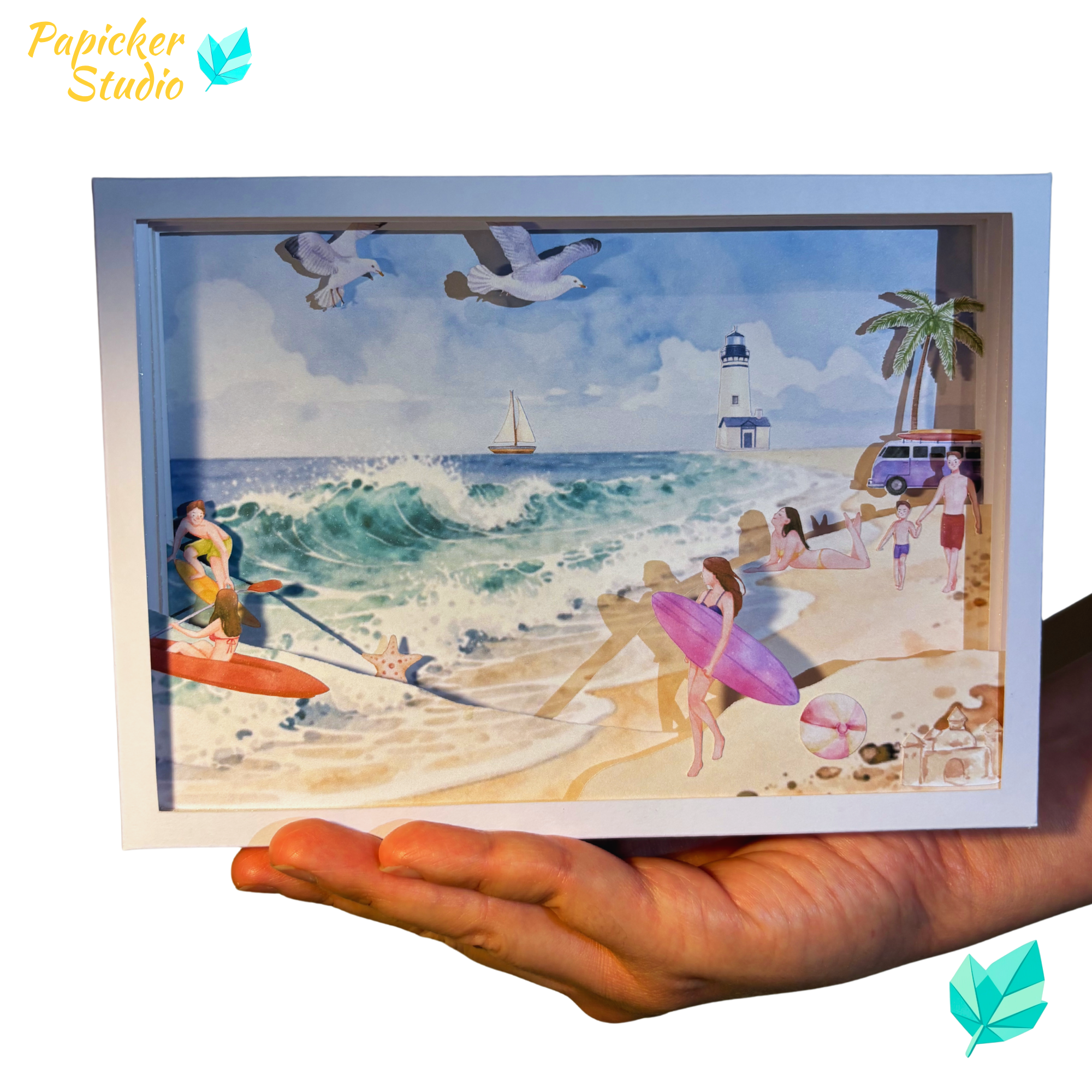 Shadow Box | On The Beach - Görsel 3